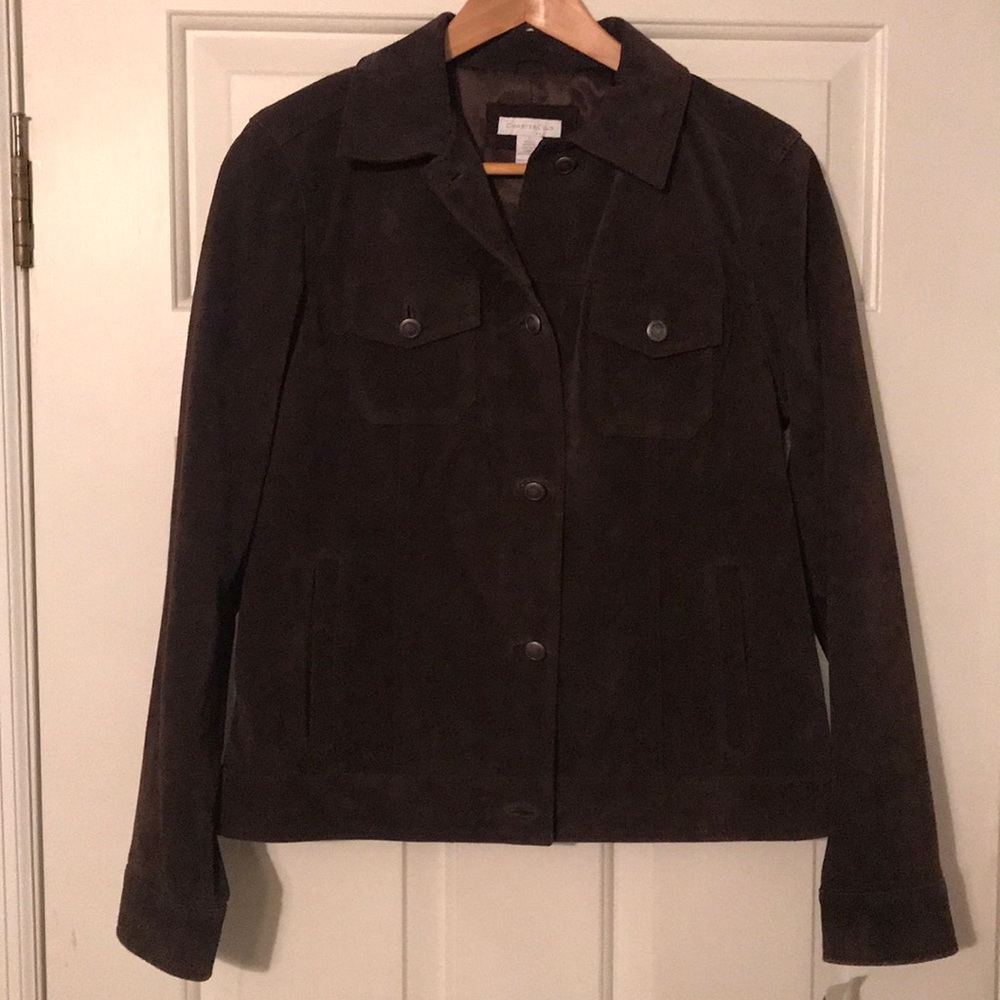 Charter Club suede leather jacket